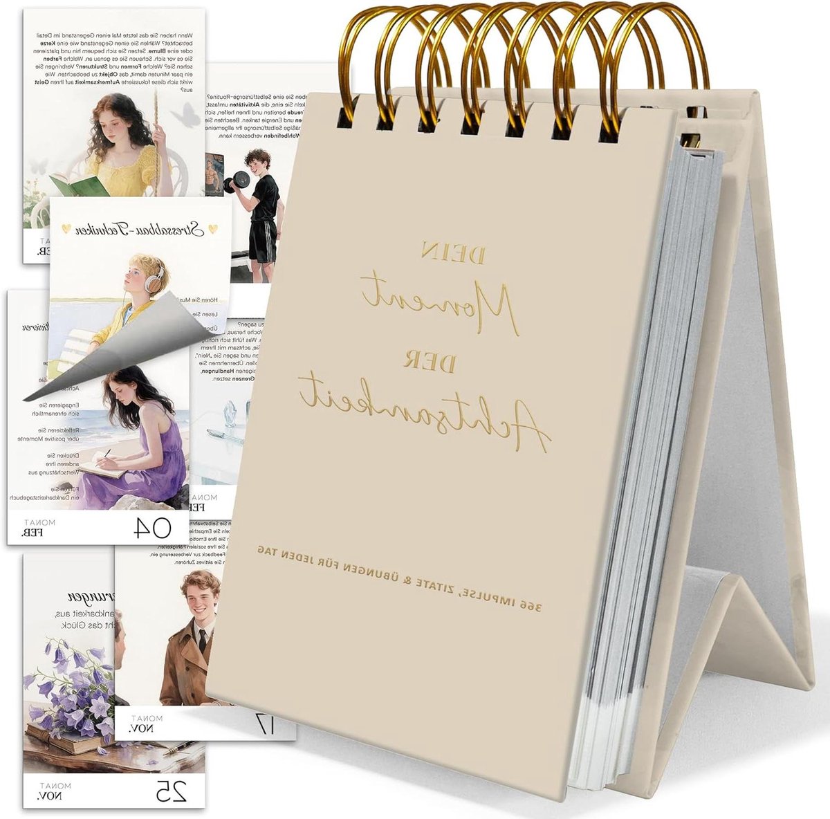 SnelShoppen - BIROYAL Tear Calendar - Khaki - Dagelijkse Planner - Decoratieve Wandkalender - Perfect voor Thuis, Kantoor en als Cadeau - 2023 — cadeau in Kalenders & Planners - foto 8