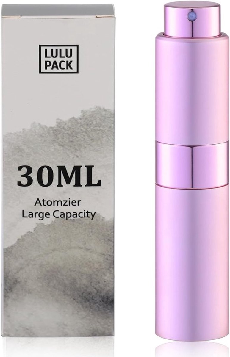 30 ml Parfumvuller - Hervulbare Reisverstuiver - Mini Spuitfles voor onderweg - Zakverstuiver (Roze)