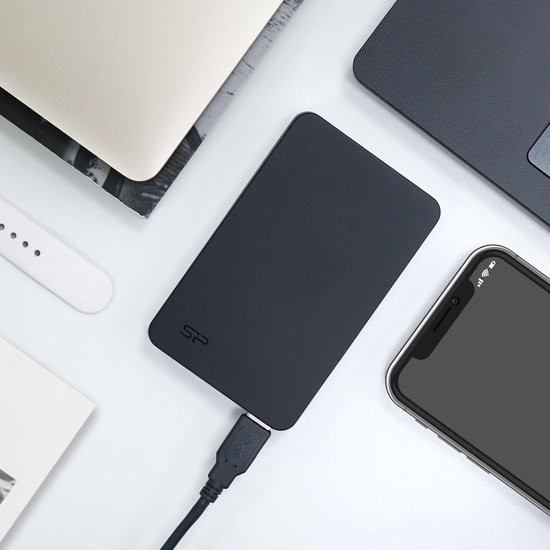 Externe SSD - Draagbare Opslag - Bestanden Overzetten - Robuust Ontwerp - 2TB - Zwart — afbeelding 2