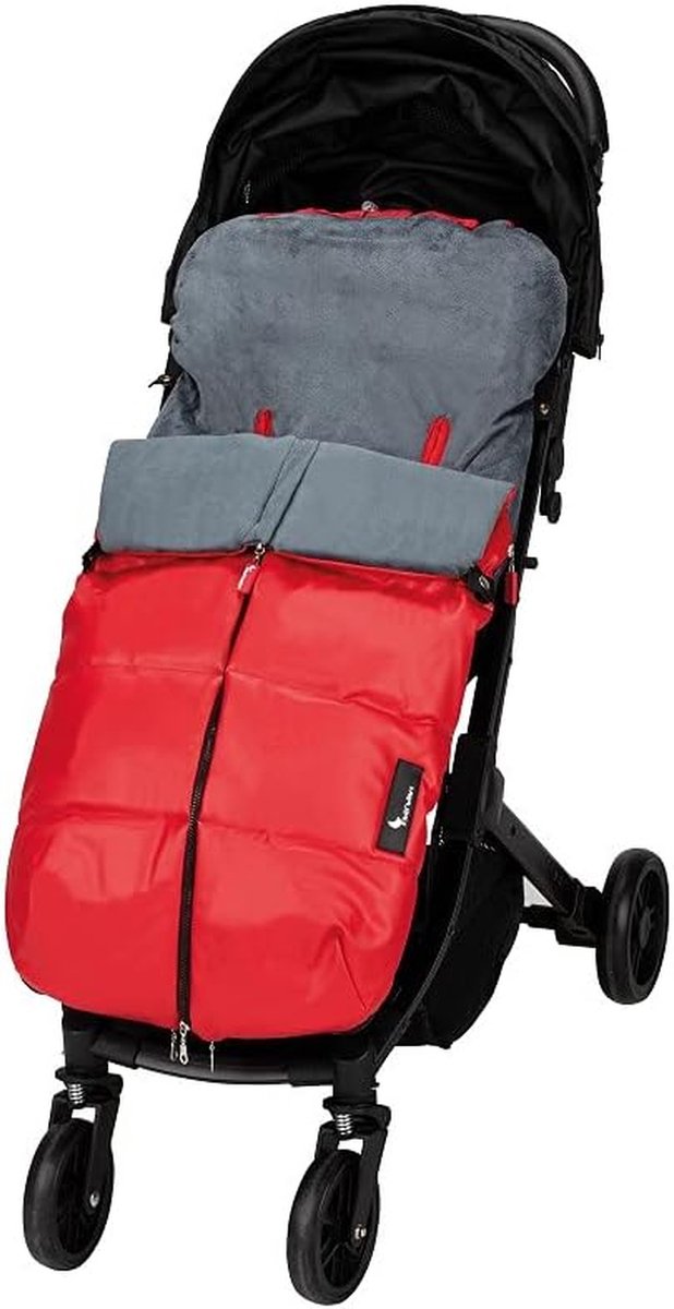 Universele Voetenzak - Kinderwagen Zak - Baby Warm Houden - Waterdichte Kunstleer - 60 x 5079 cm - Rood van Universele — afbeelding 5