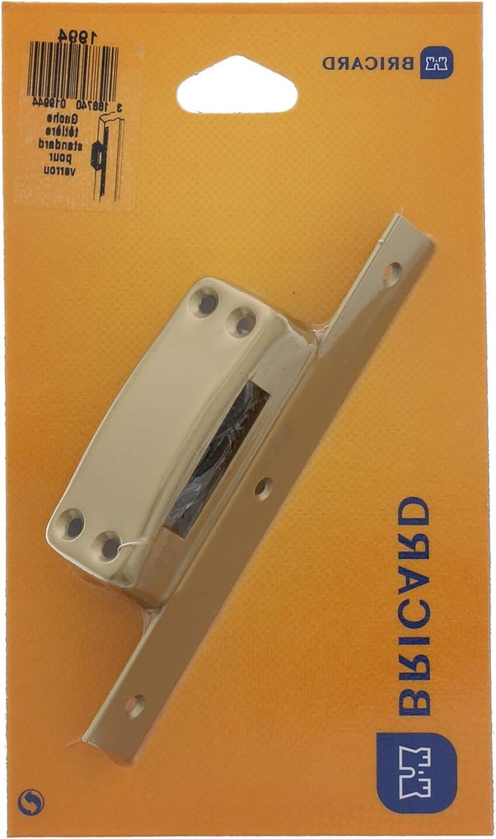 Sluitplaat voor grendels - Elektrische deuropener stop - Deurbeveiliging - Voor elektrische grendels - 3 x 36 x 9 cm