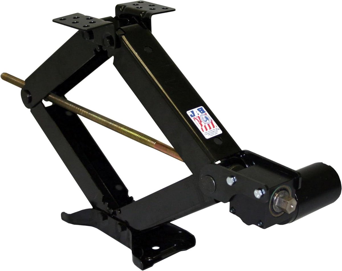 Motor Kit voor Krik - Krik Motor Set - Auto Onderhoud - Automatische Stabilisatie - Set van 2 - Zwart