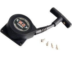 RC Nitro Auto Starter - Pull Starter Motor - Hobby Modelbouw - Met Schroef - 38 mm Diameter - Zwart