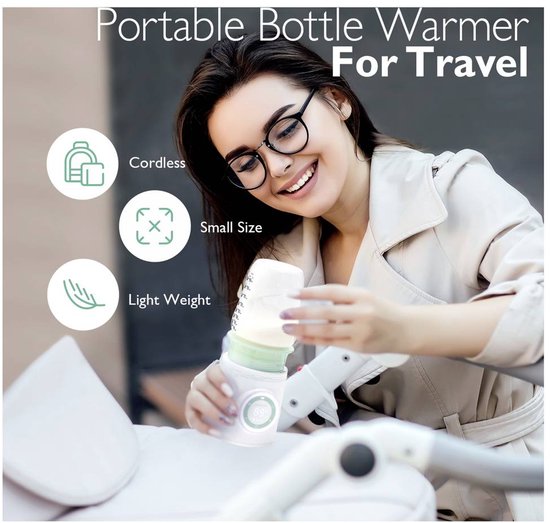 Momcozy draagbare flessenwarmer van Momcozy. — afbeelding 3