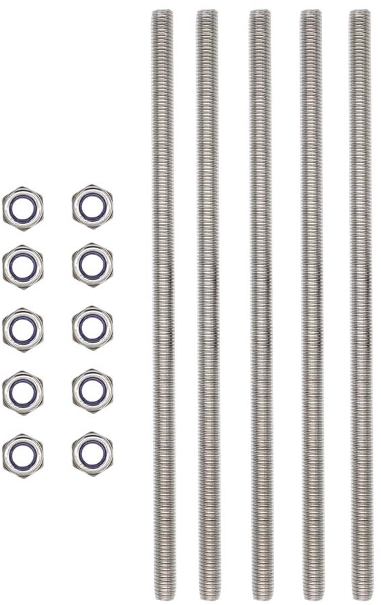 Schroeven met Volledige Schroefdraad - Staafbouten M10 - Bevestigen en Monteren - Roestvrij Staal 304 - M10 x 250 mm