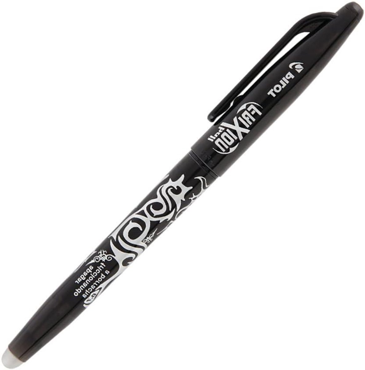 Rollerbalpen - Gelpennen set - Schrijven en corrigeren - Uitwisbaar - 07 mm - Zwart