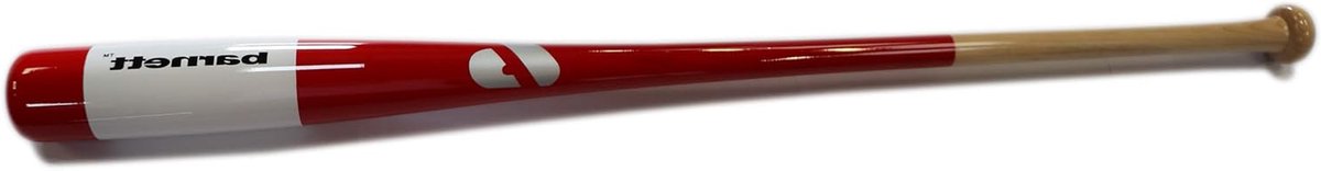 Honkbalknuppel - Fungo Knuppel - Sport Training - Houtmengsel Bamboe - 889 cm - Rood