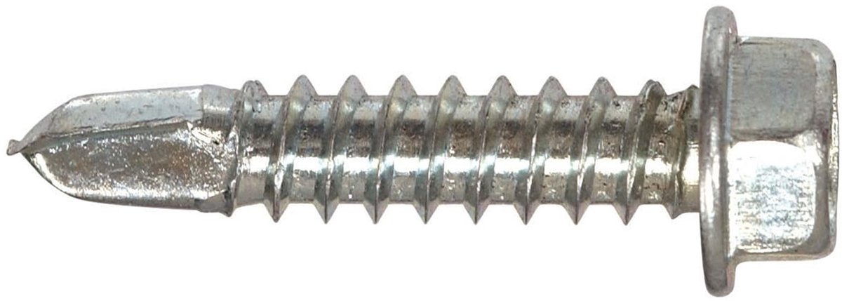 Zelfborende Schroeven - Metaalschroeven - Metaal Bevestigen - Geen Voorboren Nodig - 100 Stuks - Zilverkleurig