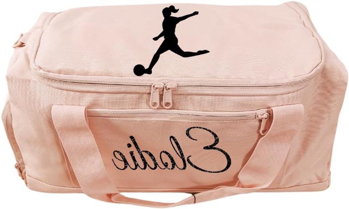 Gepersonaliseerde Sporttas met Sporticoon en Naam voor Voetbal, Basketbal, Tennis, Judo