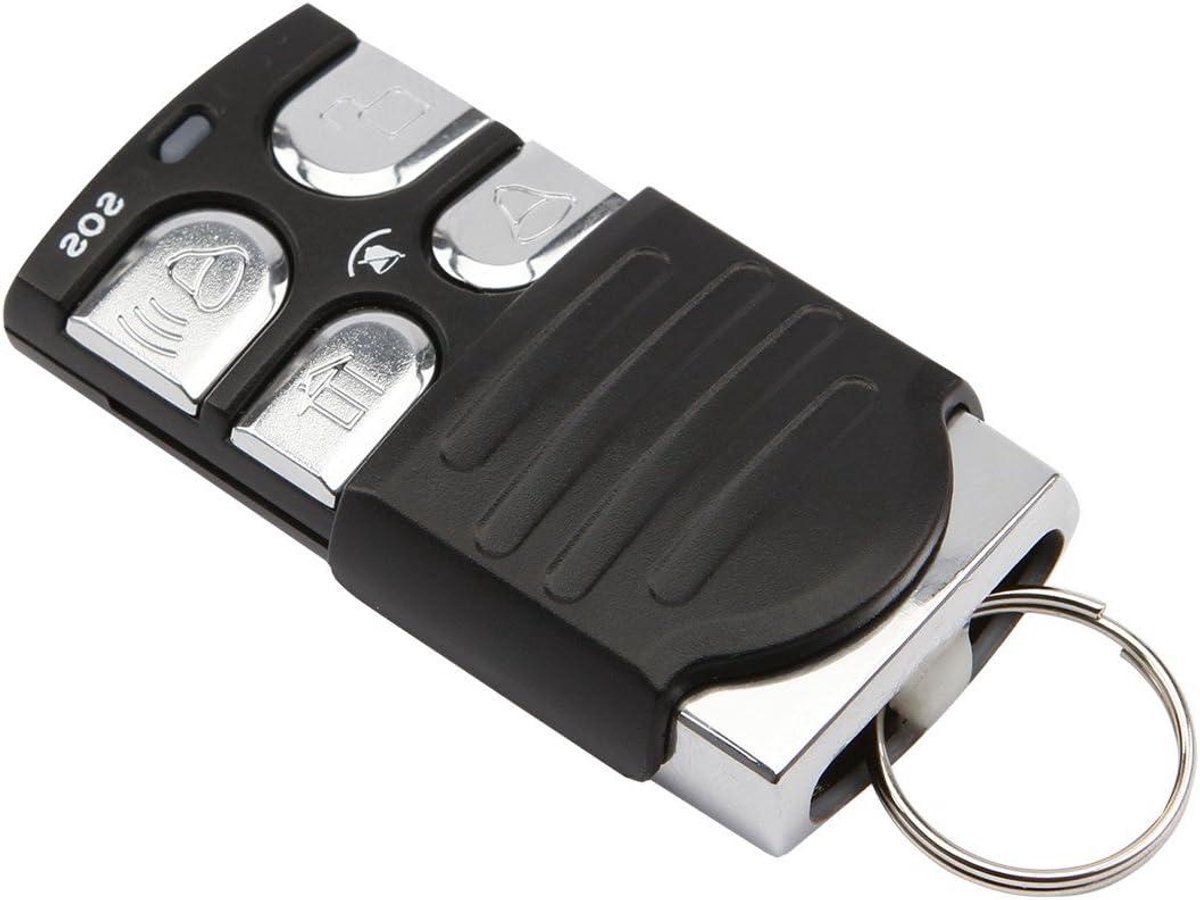 Afstandsbediening - Zender - Beveiligingssysteem Bediening - SOS Paniekfunctie - 5.9 cm - Zwart