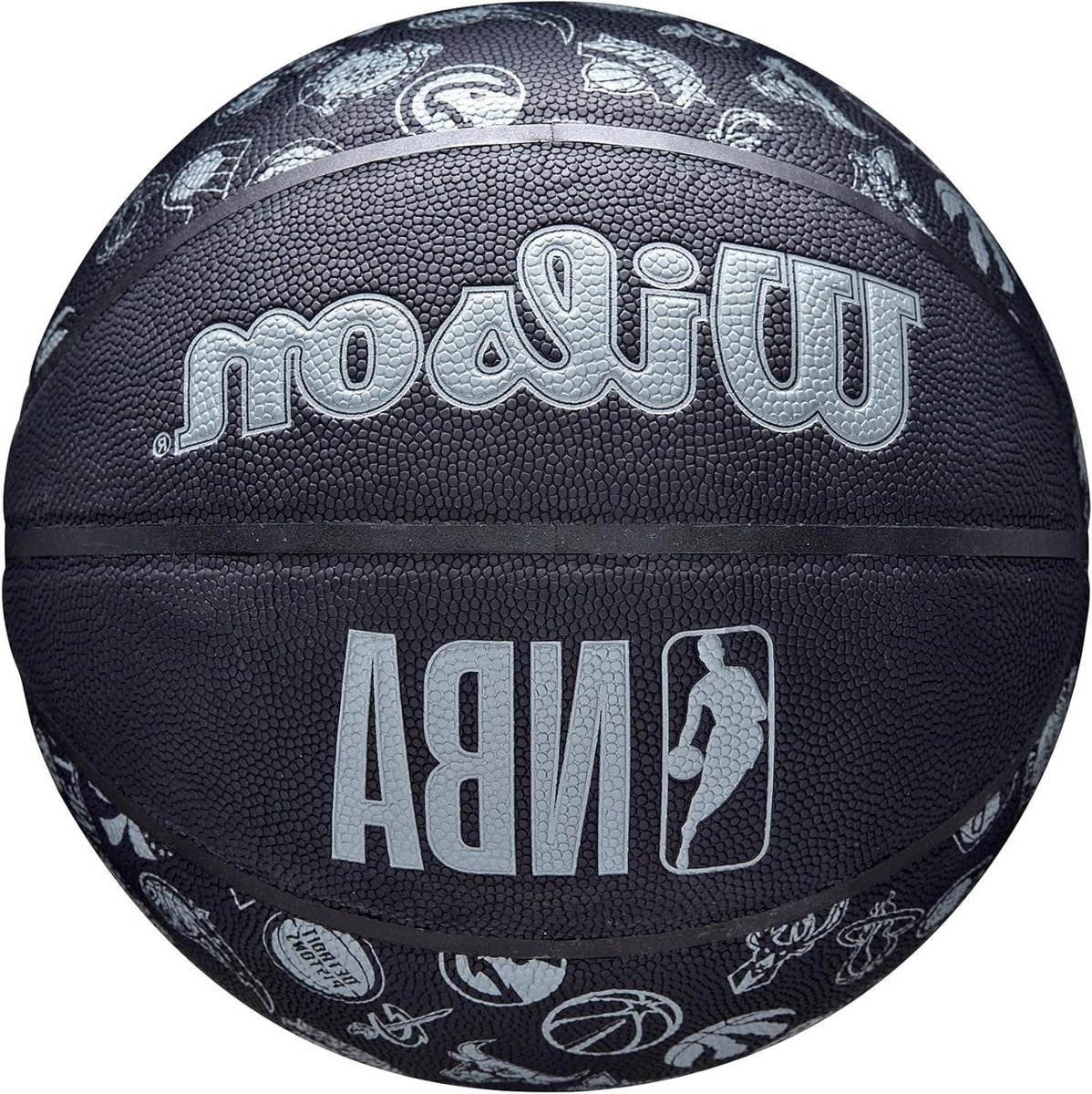 Basketbal - Sportbal - Buiten Spelen - NBA Team Alliances - Maat 7 - Zwart