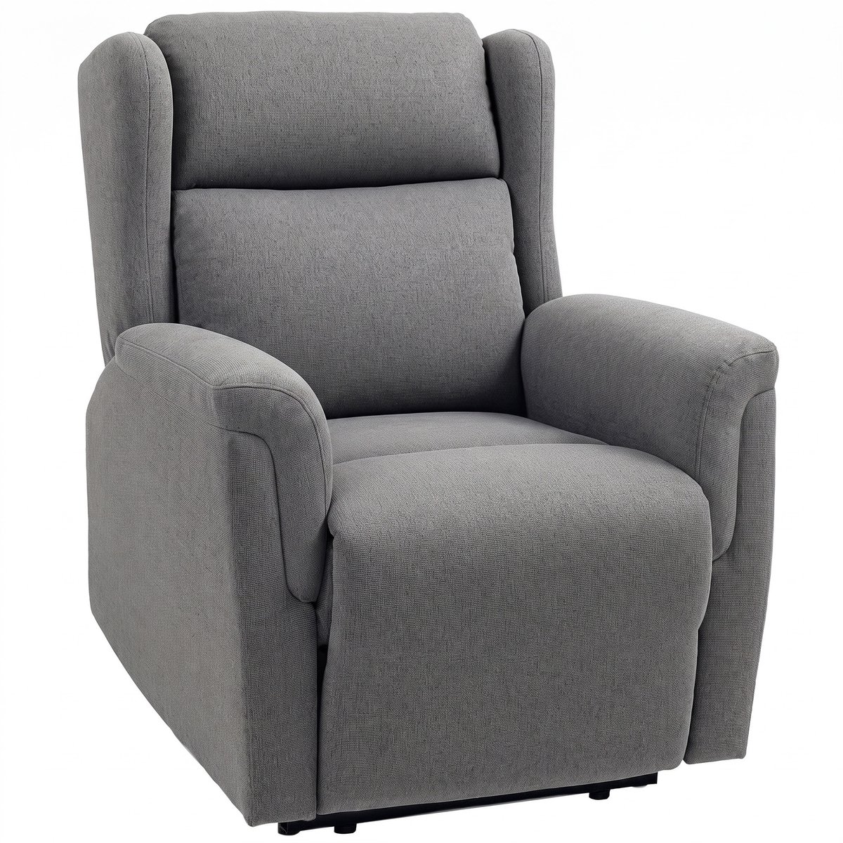 HOMCOM - Relaxfauteuil - met ligfunctie - Donkergrijs