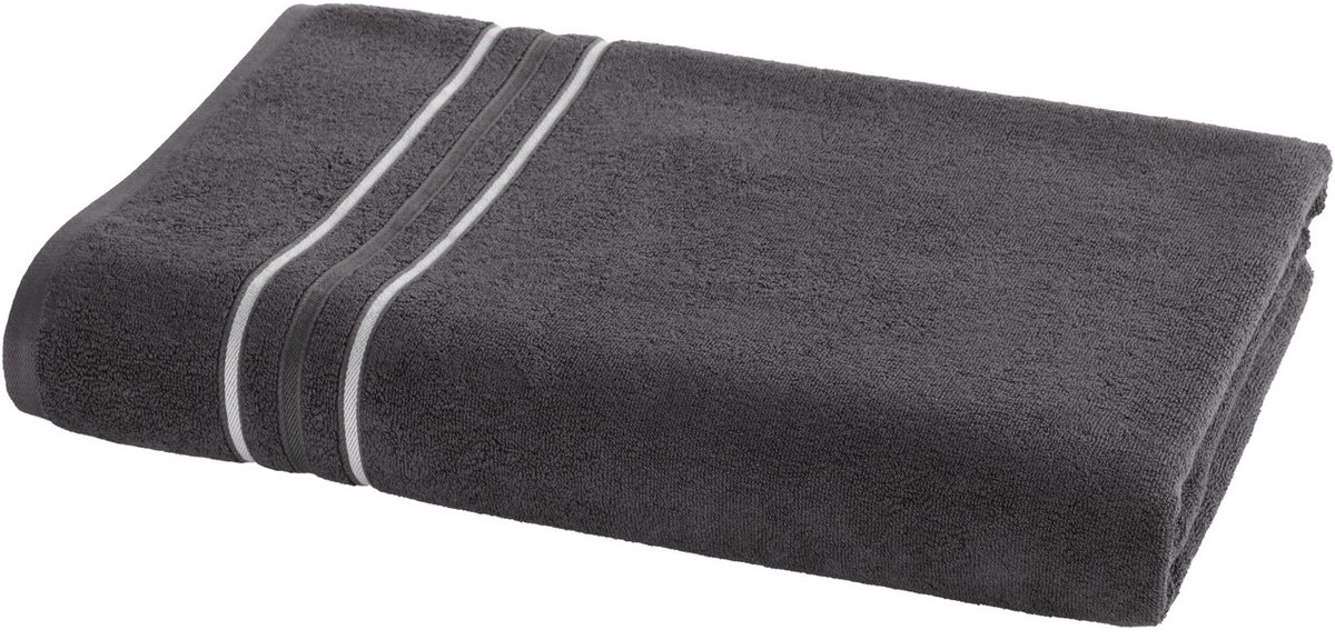Moodit Badlaken Dark Grey - 100 x 150 cm - Grijs - Katoen