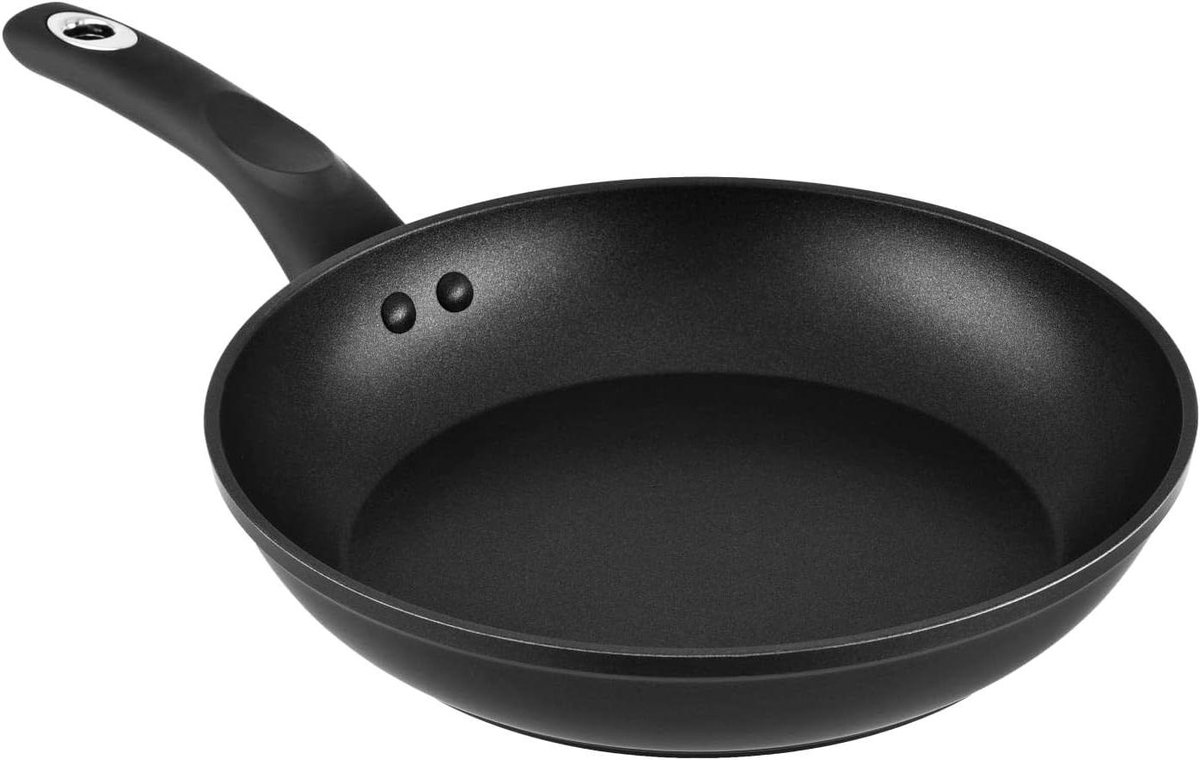 20 cm Koekenpan met Antiaanbaklaag, Turbo-Inductiebodem, Geschikt voor Alle Kookplaten, Vaatwasmachinebestendig, Ergonomisch Handvat