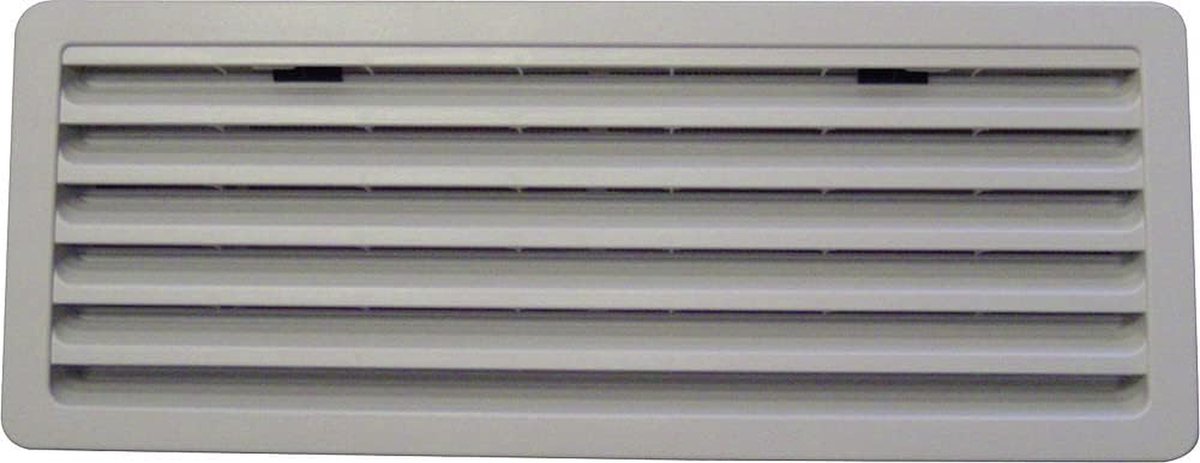 Ventilatierooster Klein - Inbouwframe Rooster - Ventilatie Verbeteren - Eenvoudige Montage - 19.5 x 51.3 cm - Lichtgrijs