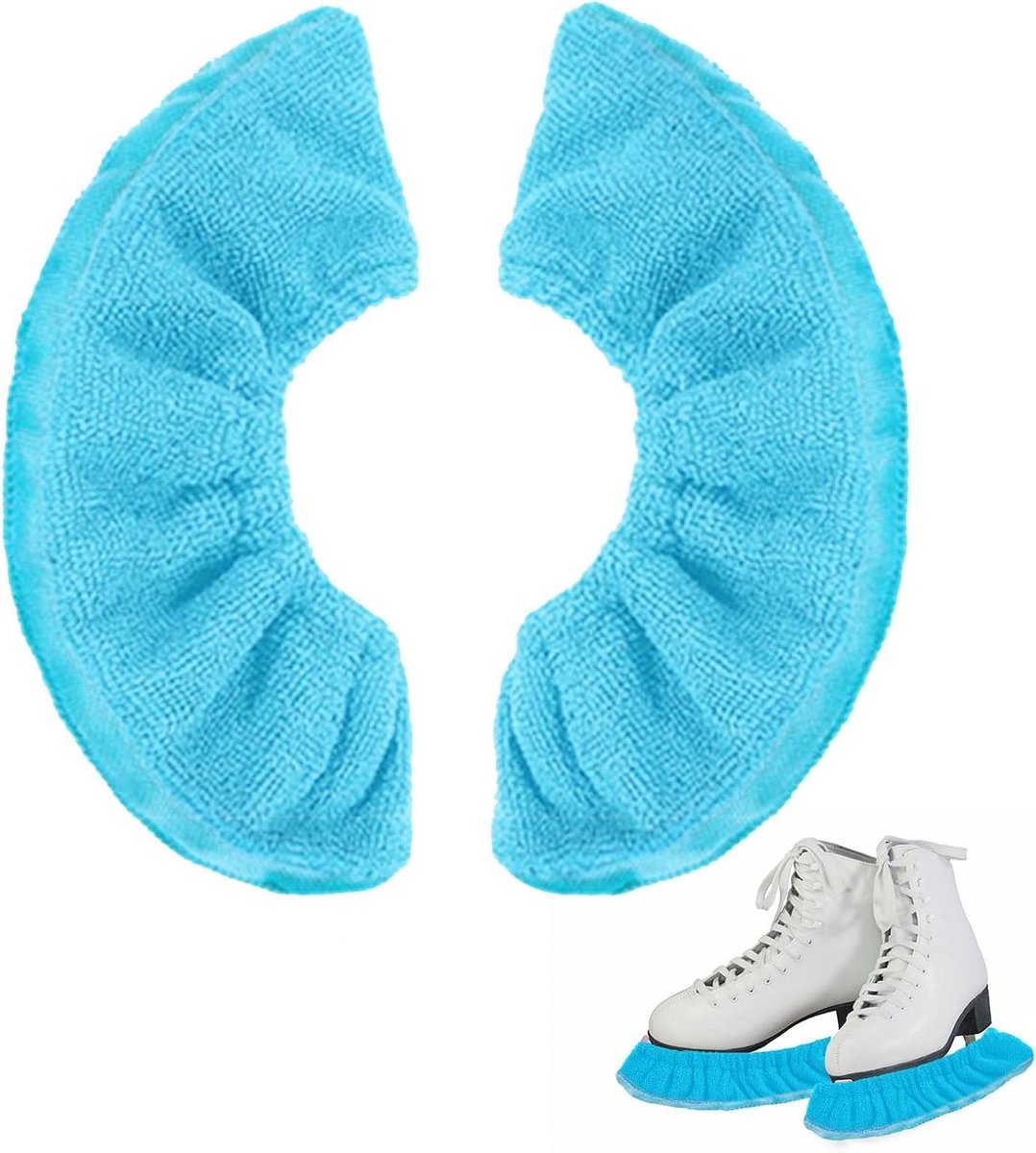 Schaatsbeschermers - Schoenhoezen - Snel Drogen - Extra Sterk Nylon - 40 x 7 cm - Blauw