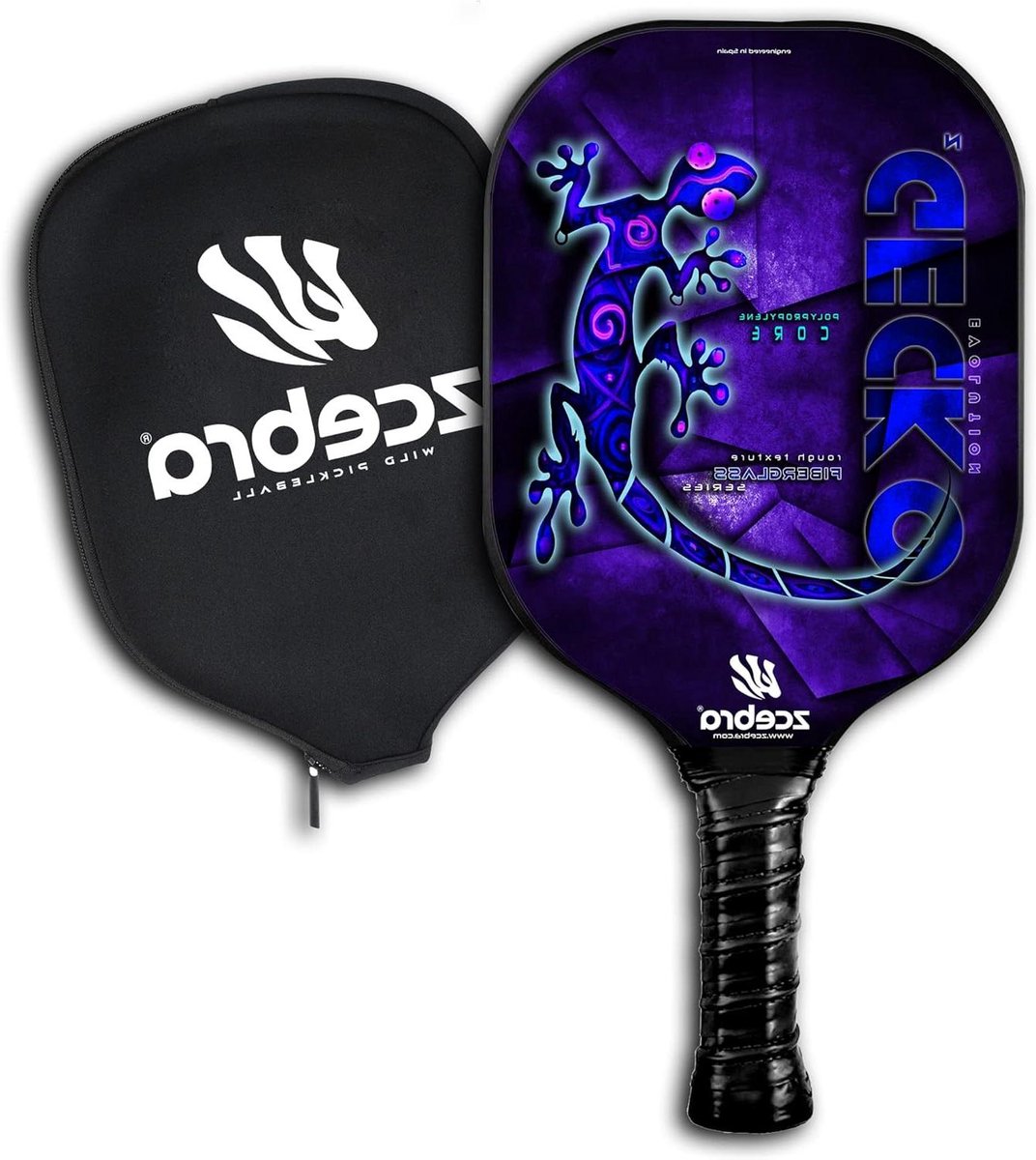 Pickleball rackets - Sport rackets - Sporten en spel - Lichtgewicht composiet - 398 cm lengte - Blauw