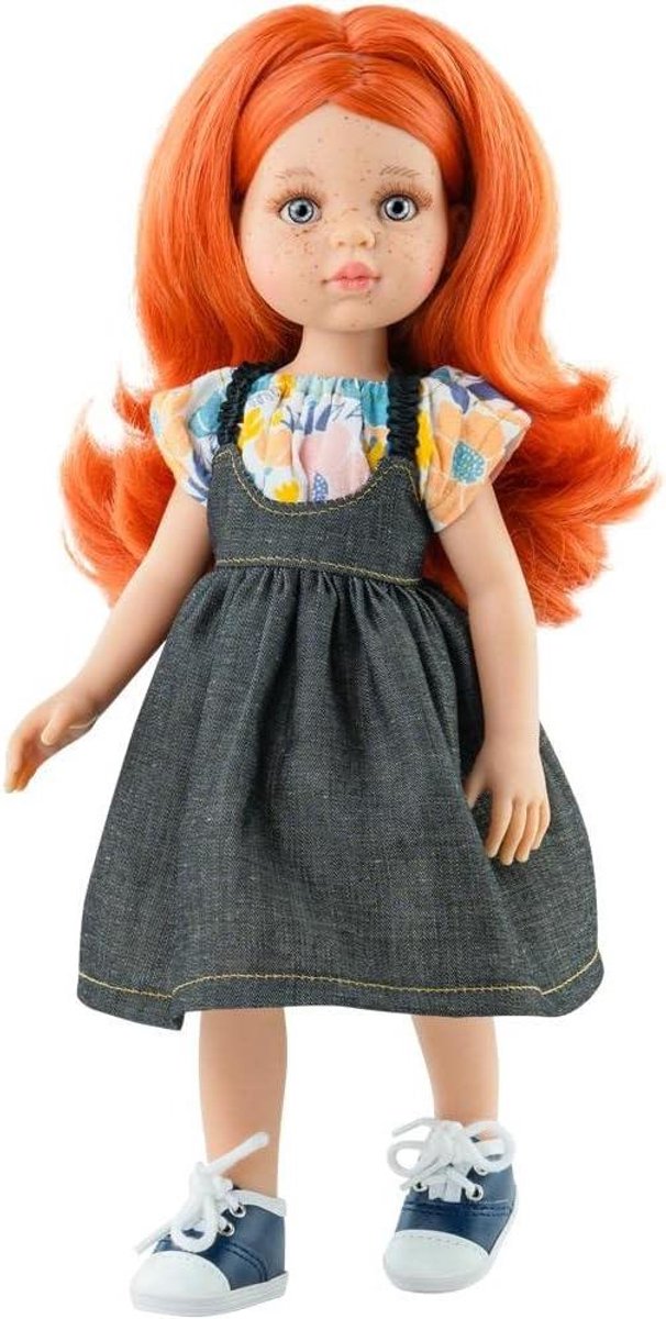 Maribel Pop - Kinderpop Meisjes - Spelen en Leren - Ontwikkelt Sociale Vaardigheden - 32 cm - Meerkleurig