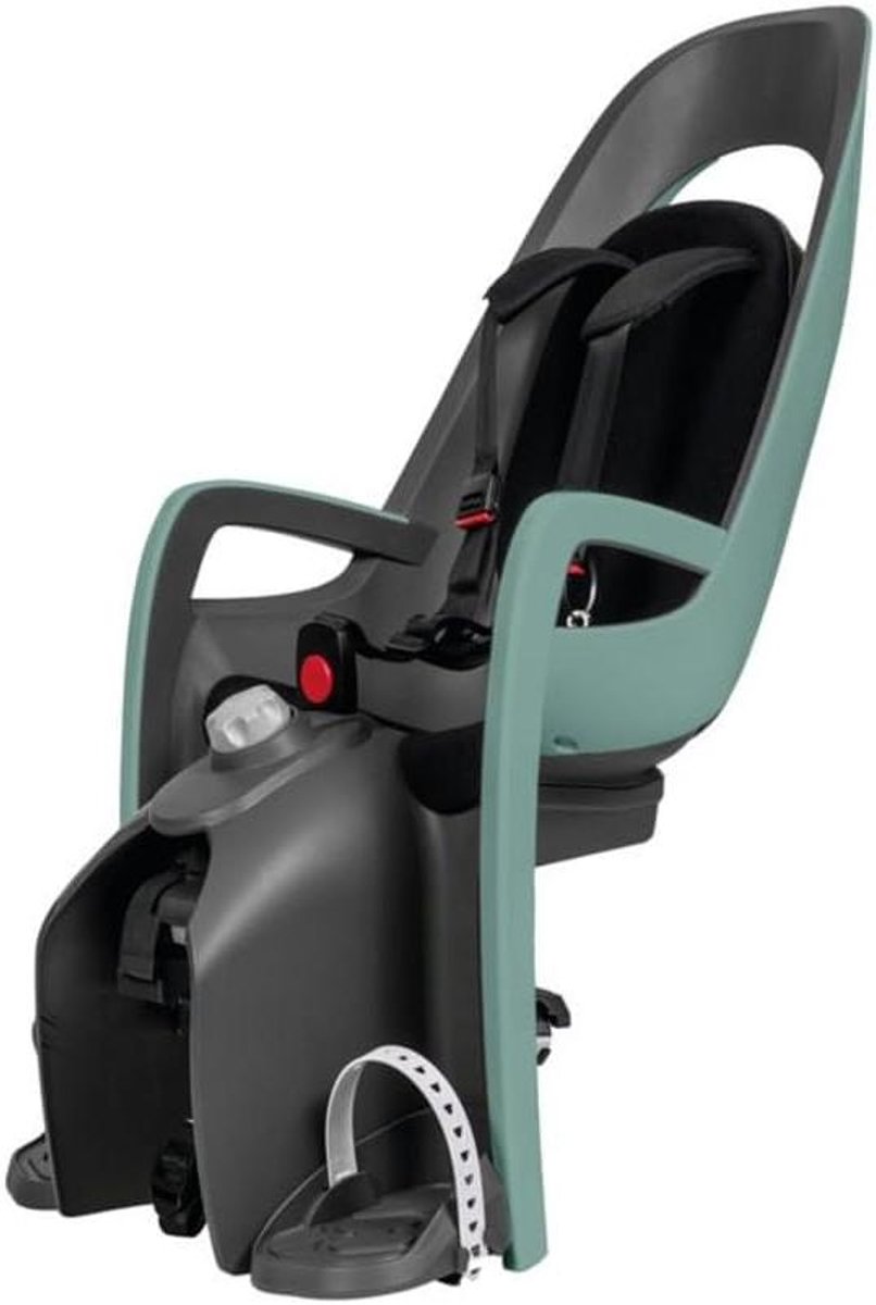 Kinderfietsstoeltje - Fietszitje achter - Veilig Fietsen - Ergonomische ligstand - 95 cm - Groen Zwart