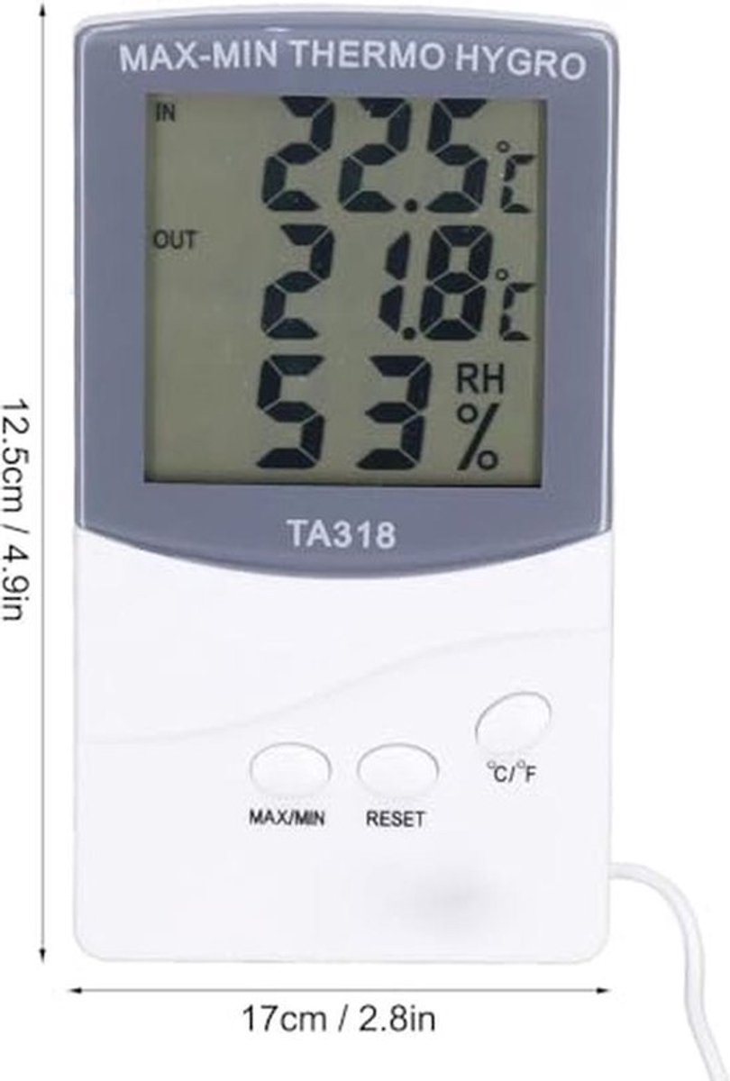 Dailygoods- Thermometer Digitale Binnenthermometer