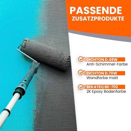 Telescoopstang voor verfroller 80-130 cm - Verlengstang voor schildergereedschap — afbeelding 2