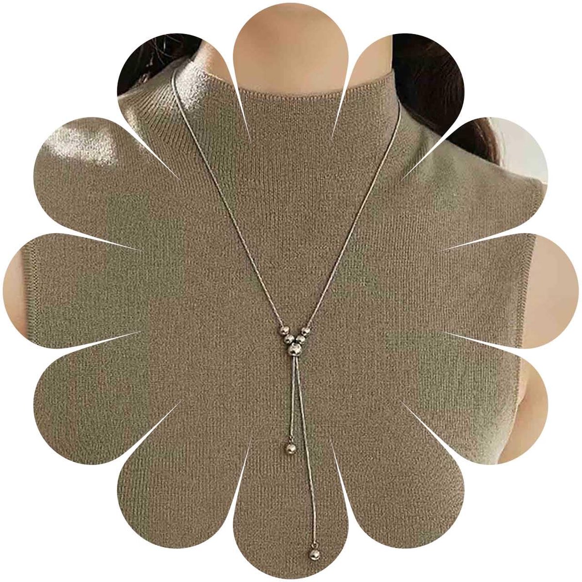Lariat Gouden Kettingen Lange Parelkettingen Minimale Druppel Ketting Gouden Kralen Y Ketting Hanger Sieraden Voor Vrouwen