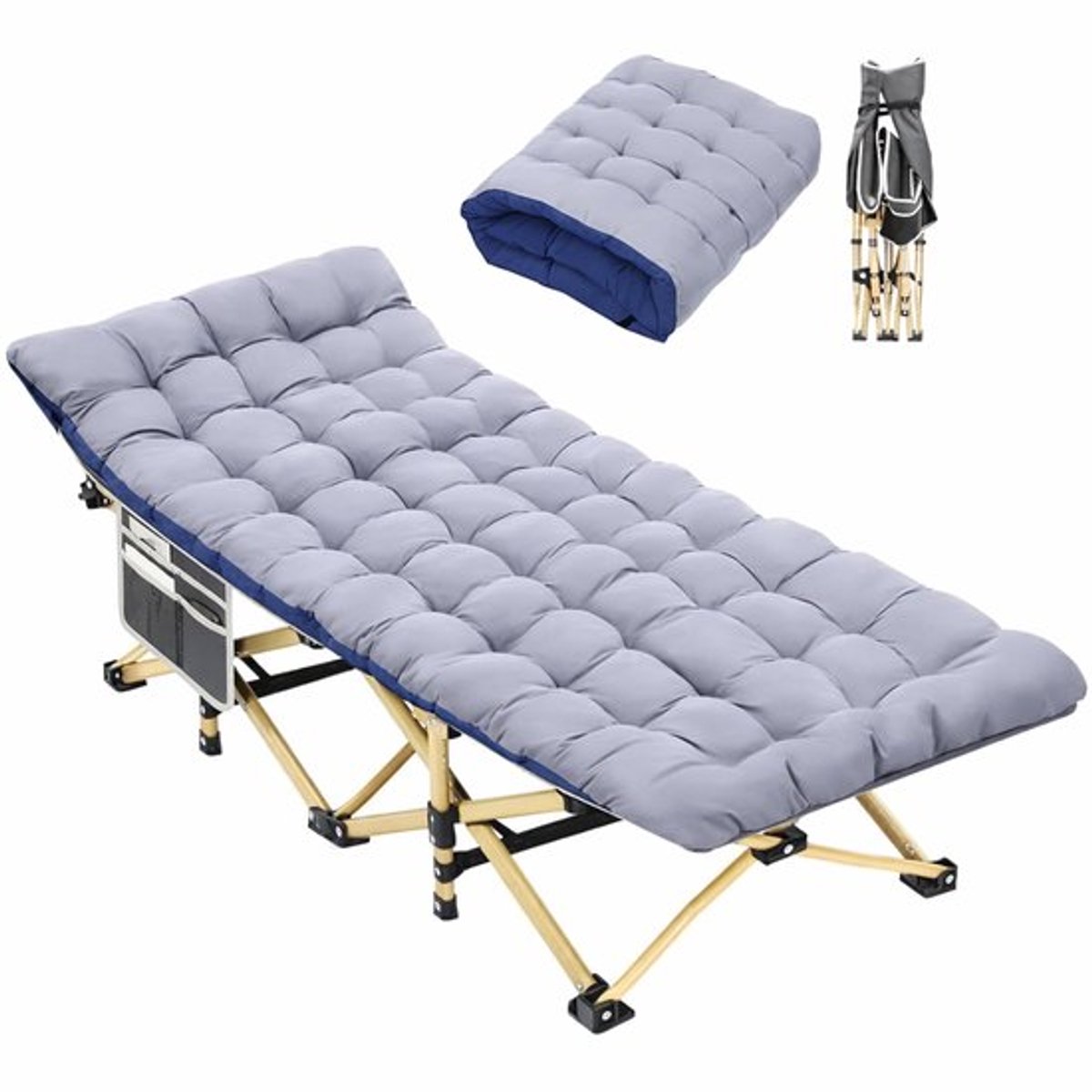 Campingbed - Veldbed - Opvouwbaar Bed - Klapbed voor Volwassenen