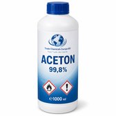 Aceton 99,8% Zuiver - 12x 1 Liter - Voordeeldoos Verfverdunner Ontvetter | TCE