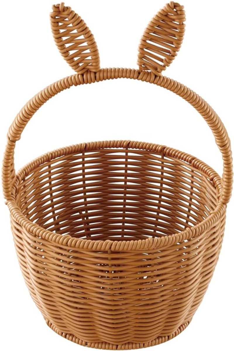 Eiermand Kleine foeragerende mand boerderij keuken organizer multifunctionele handgeweven rotan mand voor Pasen oogsten, paddenstoelen, bessen, noten