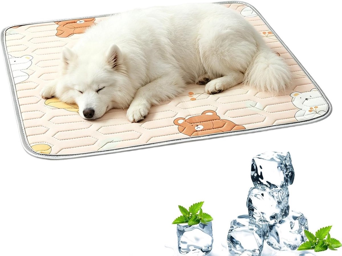 Koelmat Voor Katten Niet-glijdende Meeneembaar Huisdieren Slaapkussen | Verkoelend Kattenbedkussen Voor De Klein, Middelgroot, Groot, Kittens Binnen- En Buitengebruik, Vloer, Bench, Kennel, Bank,