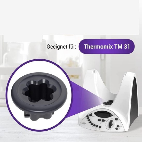 Motorafdichting Deksel - Koppelingsdeksel Pinnen - Keukenmachine Onderhoud - Voorkomt Morsen Vocht - 11 cm - Zwart — afbeelding 4