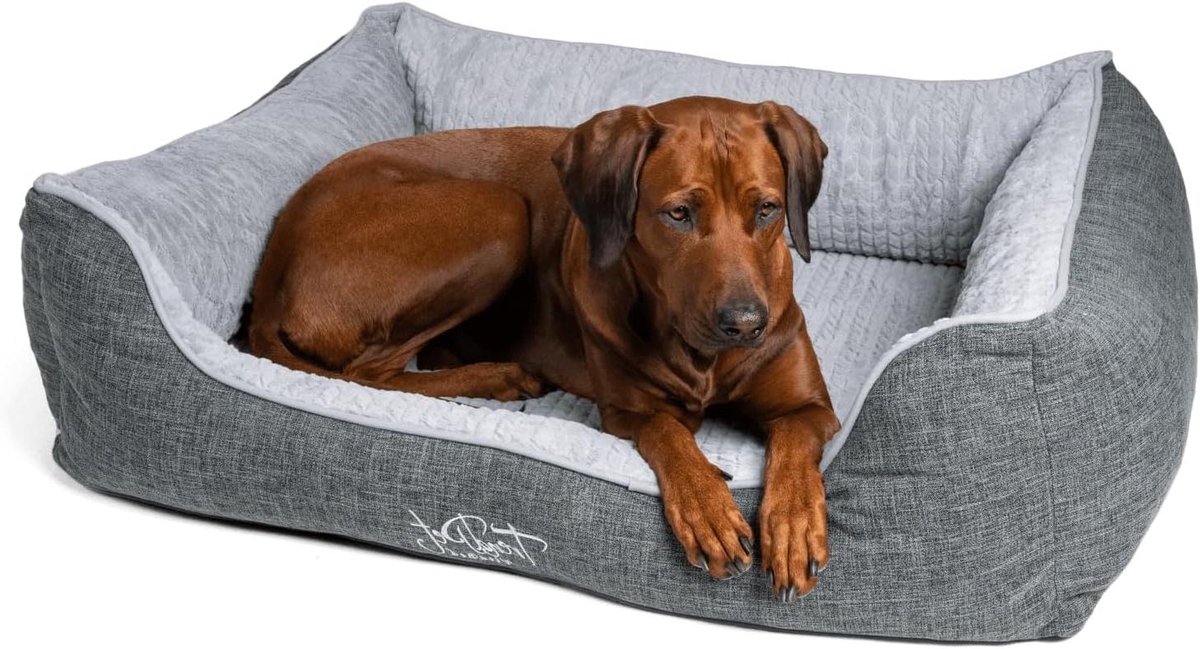 Hondenbed - Huisdier Mand - Comfortabele Rust - Orthopedisch Ontwerp - 120x100cm - Grijs