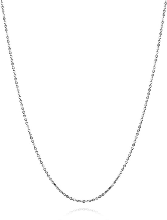 fijne dunne 1-2,5 MM Sterke Rolo Link Kabel Ketting voor Vrouwen Mannen Geel Rose Geel Goud Vergulde Overlay .925 Sterling Zilver 36,48,50,54 Inch — afbeelding 3