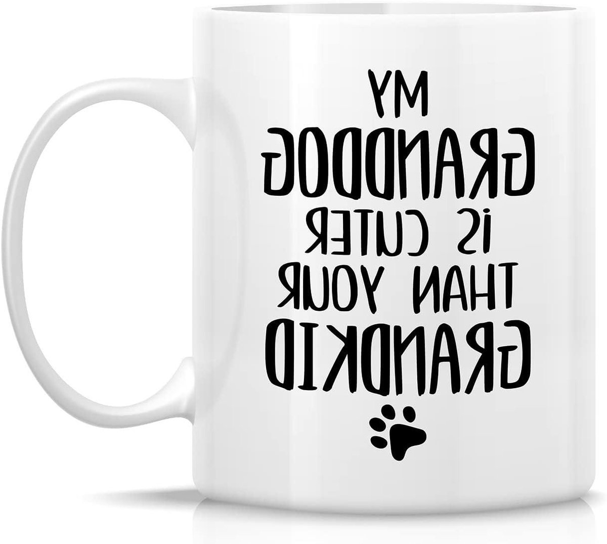 Grappige Mok - Koffiemok Keramiek - Cadeau Idee - Aan Beide Zijden Bedrukt - 11 oz - Wit