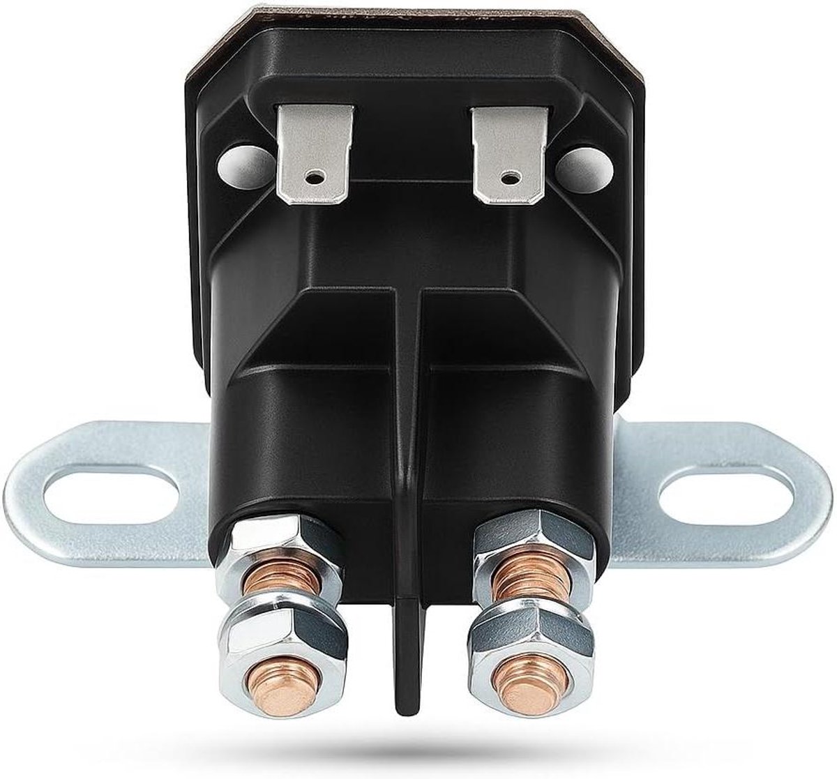 Startrelais Solenoïde - Magneetventiel Starter - Gazonmaaier Onderhoud - Corrosiebestendig Waterdicht - DC 12V - Zilverkleurig