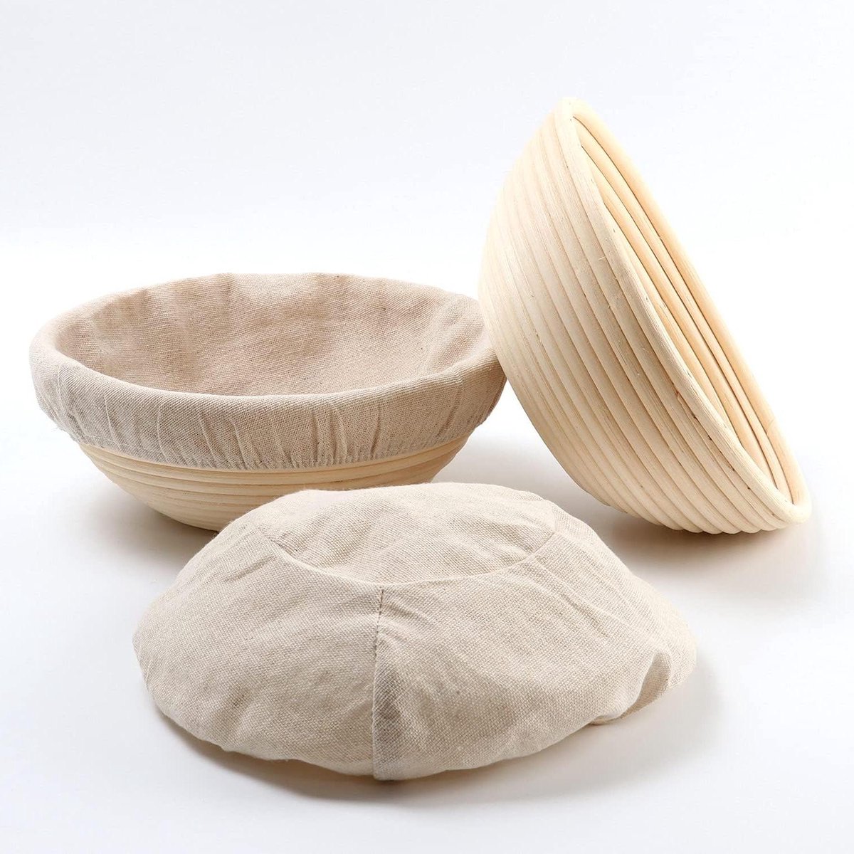 Broodmand Rattan - Broodopberger Mand - Brood Bewaren - Natuurlijk Materiaal - 23x8 cm - Natuurlijk