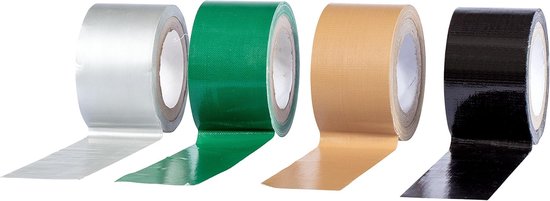 Kampeer Tape - Reparatietape Tent - Tent Repareren - Kunststof Gecoat - 10m x 5cm - Grijs — afbeelding 5