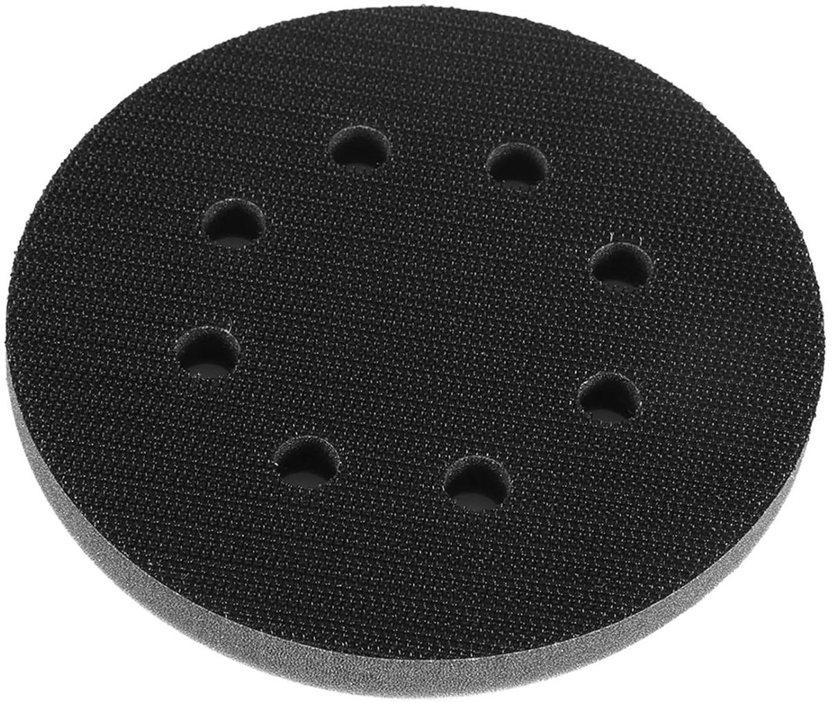 Spons Schuurpad - Buffer Spons Interface - Glas Polijsten - Zachte Demping - Diameter 125 mm - Zwart