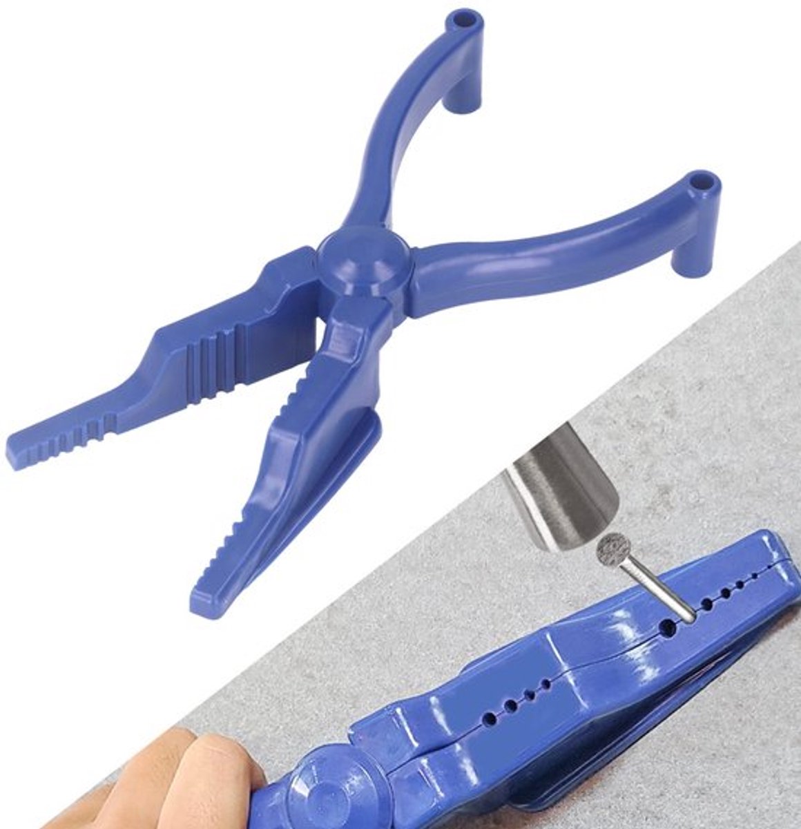 Allecto - Plastic Tang - Veiligheid Draagbaar - Hulptang voor Nagels