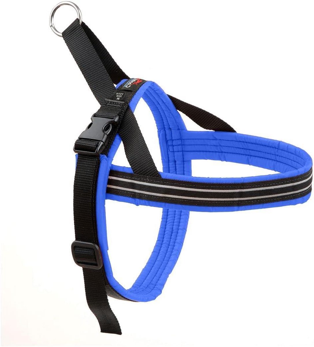 Comfortabel Sportharnas voor Honden Blauw Met Reflectie en Zachte Padding