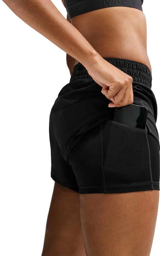 Nike One Dri-fit Dames Tight Dx6012-013 - Kleur Zwart-multicolour - Maat L van Nike — afbeelding 5