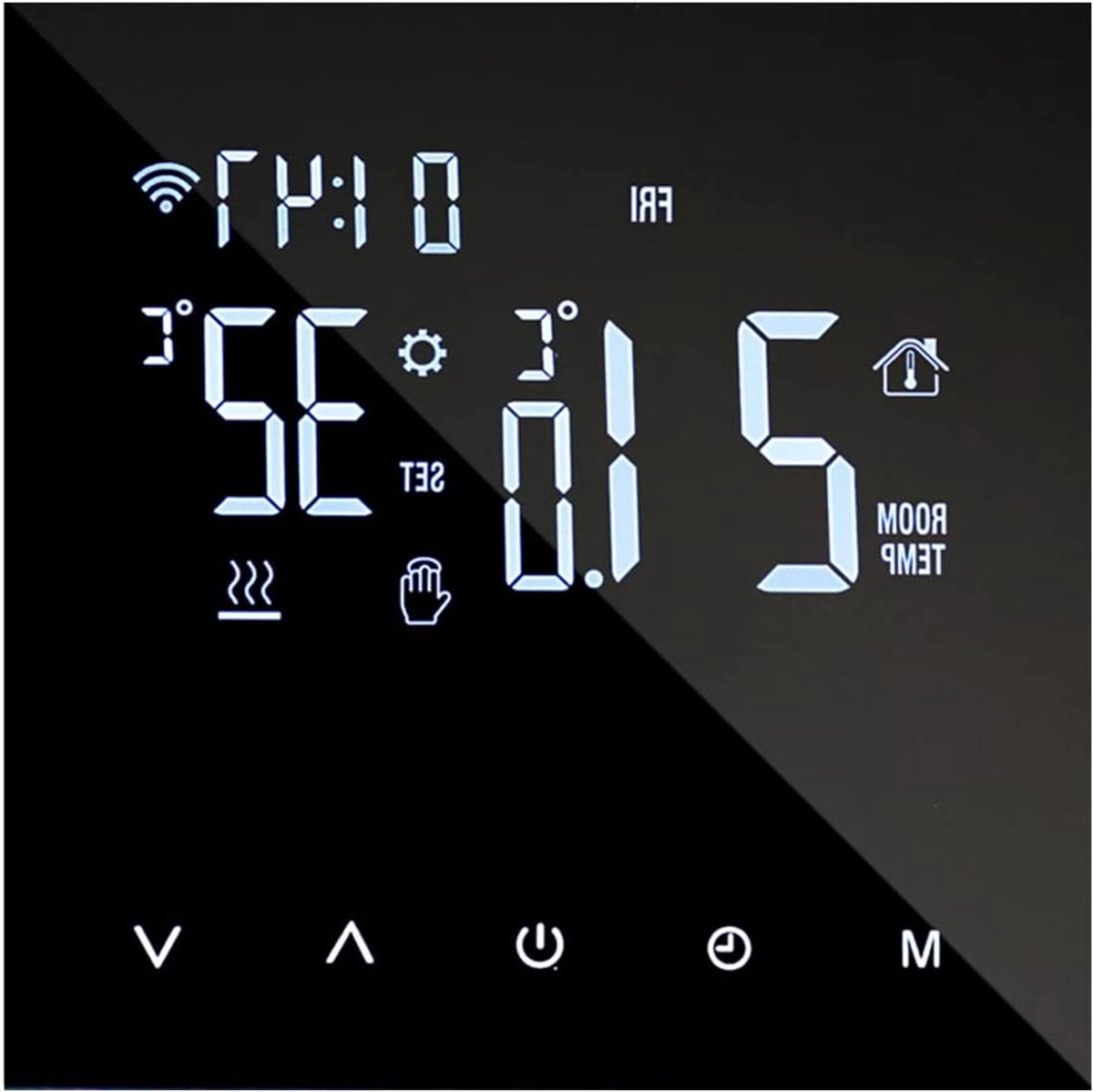 Slimme Thermostaat - Digitale Temperatuurregelaar - Comfortabel Huis - App Bediening - 10 x 95 x 65 cm - Wit