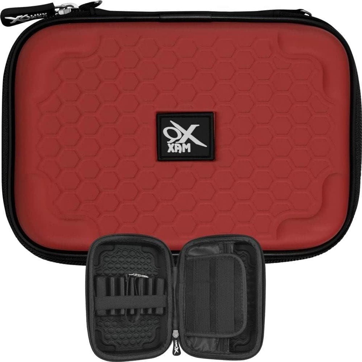 Darts Portemonnee - Dart Opbergmap - Dart Accessoires - Ruim Interieur - Voor 2 Sets - Rood