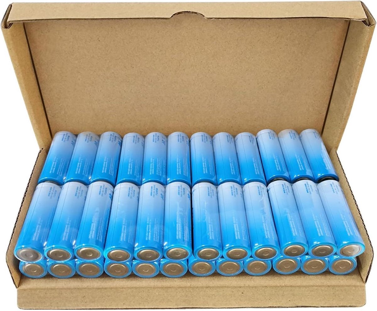 AA Lithium Batterijen - Wegwerp Cellen - Apparaten Voeden - Extreme Temperatuur Bestendig - 48 Stuks - Zilver