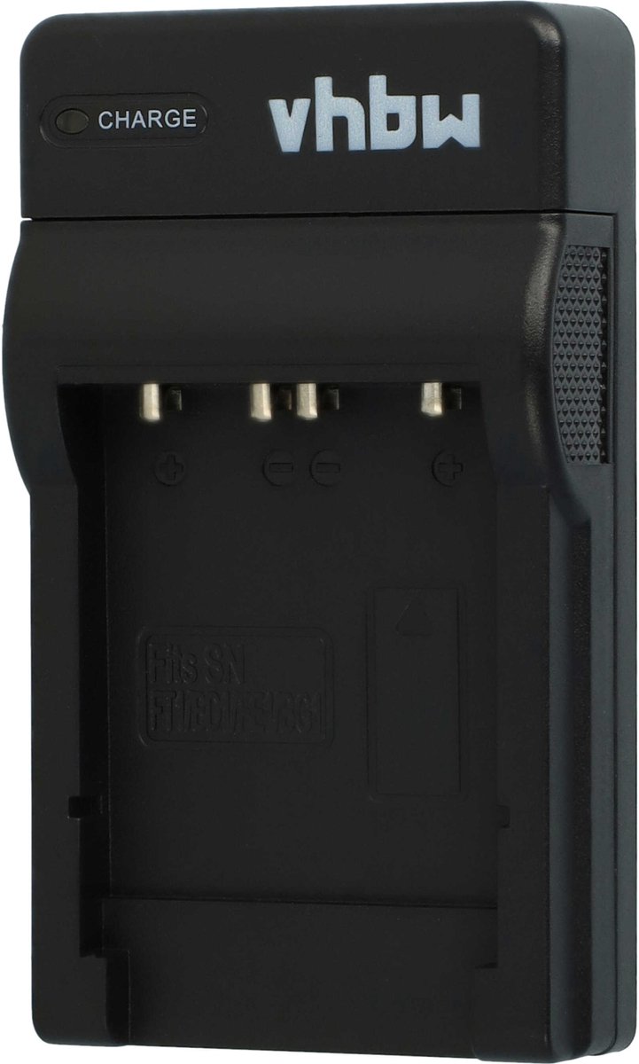 vhbw USB-C-oplader compatibel met Sony Cybershot DSC-W150, DSC-W170, DSC-W200, DSC-W210 camera/camcorder - oplaadstation + USB-C-kabel met oplaadindicator