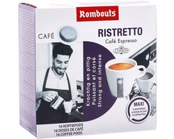 Rombouts - Koffie - 10 x Ristretto 16 pods