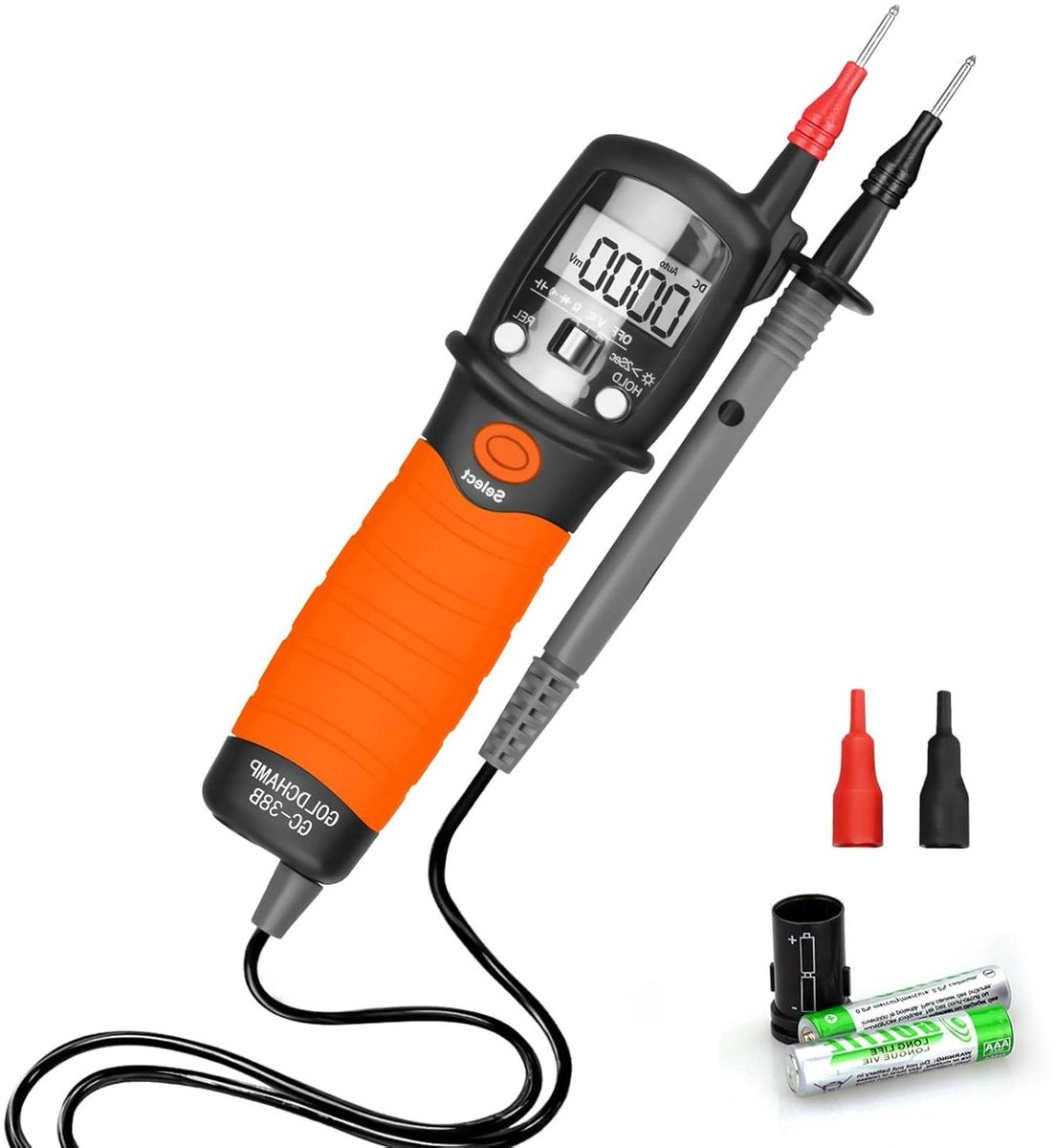 Digitale Multimeter - Spanning Tester - Elektrische Metingen - Automatisch Bereik - Pen Type - Oranje
