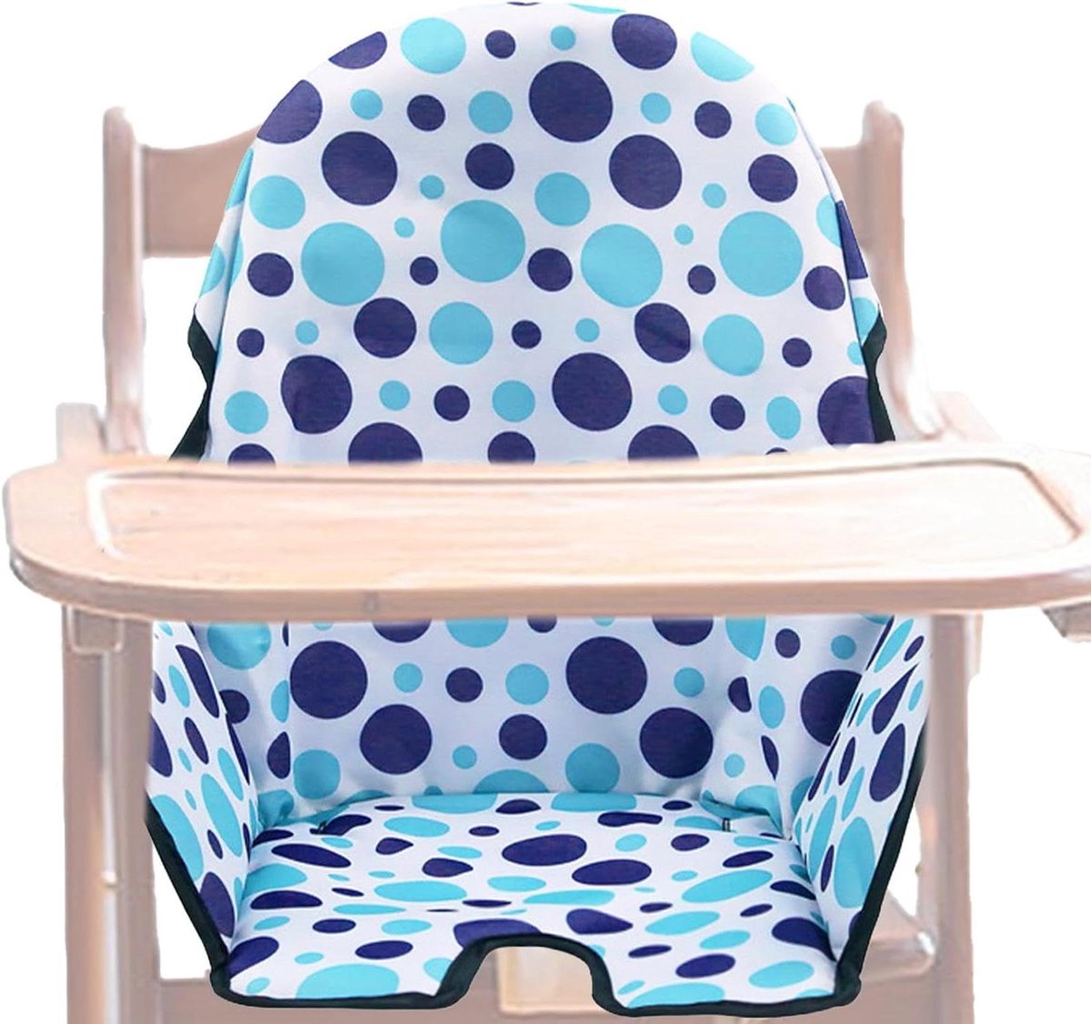 Stoelkussen Kinderstoel - Zitkussen Kinderstoel - Comfortabel Zitten - Zacht Oxford Materiaal - 37 x 23 cm - Blauw