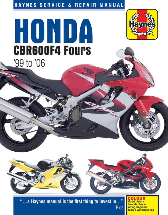 Honda Cbr600 F4 Motorcycle Service And Repair Manual - cover
