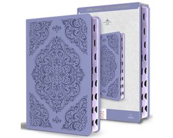Biblia RVR1960 Tamaño manual, Símil piel lavanda con índice / Bible RVR 1960 Handy Size Lavender Leathersoft With Index